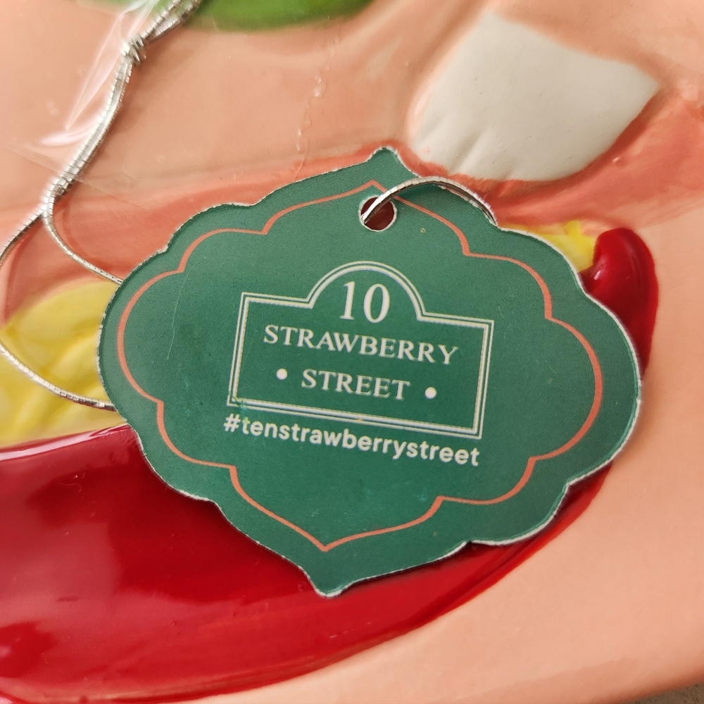 10 Strawberry Street Adorable Cat Spoon Rest **NEW - Picture 7 of 9